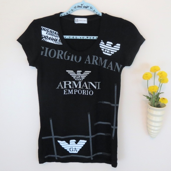 giorgio armani shirts logo